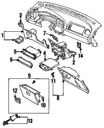 Mazda Protege  Lock | Mazda OEM Part Number BC5E-64-090E-90