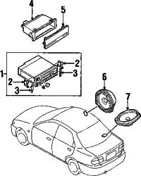 Mazda Protege  Box | Mazda OEM Part Number B02A-66-9M0A