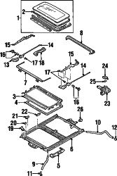 Mazda Protege Right Drain hose grommet | Mazda OEM Part Number E002-69-928A