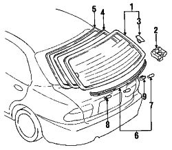 Mazda Protege  Terminal | Mazda OEM Part Number FB01-63-959