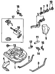 Mazda Protege  Gauge unit | Mazda OEM Part Number BE5M-60-960