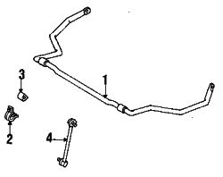 Mazda Protege  Stabilizer bar | Mazda OEM Part Number BC1D-28-151