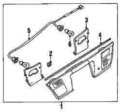 Mazda Protege Right Socket | Mazda OEM Part Number BS06-51-644