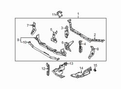 Mazda Protege Right Splash shield clip | Mazda OEM Part Number BC1D-56-145
