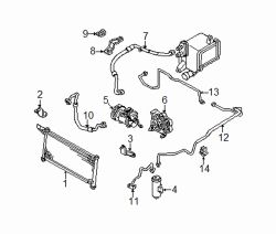 Mazda Protege  Condenser | Mazda OEM Part Number BJ0E-61-480A