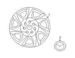 Mazda Protege  Wheel cover | Mazda OEM Part Number B30F-37-170