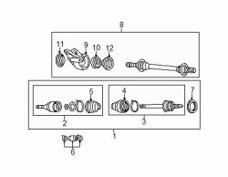 Mazda Protege  Support bracket | Mazda OEM Part Number FA55-25-741