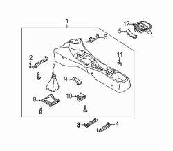 Mazda Protege  Hole cover | Mazda OEM Part Number B25G-64-424-43