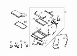 Mazda Protege5 Left Link | Mazda OEM Part Number GE5B-69-859
