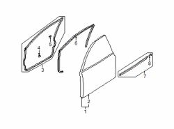 Mazda Protege Left Outer panel | Mazda OEM Part Number B25D-59-031D
