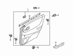 Mazda Protege Left Window switch | Mazda OEM Part Number GE4T-66-380C-65