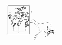 Mazda Protege  Extractor grommet | Mazda OEM Part Number B250-50-9V2