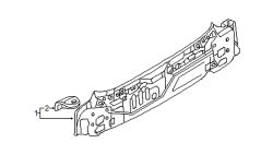 Mazda Protege5 Left Bumper bracket | Mazda OEM Part Number B25D-70-753