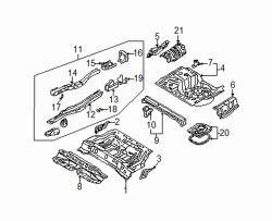 Mazda Protege  Spare bracket | Mazda OEM Part Number 8531-53-790