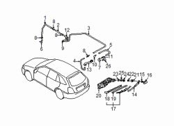 Mazda Protege5  Wiper arm | Mazda OEM Part Number B25H-67-421