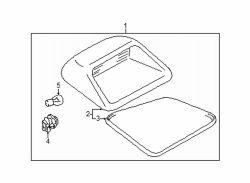 Mazda Protege  Cover | Mazda OEM Part Number B25D-51-58YA-80