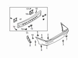 Mazda Protege Right Splash shield | Mazda OEM Part Number B25D-50-341A