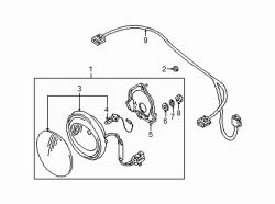 Mazda Protege Left Mount bracket washer | Mazda OEM Part Number B28V-51-657