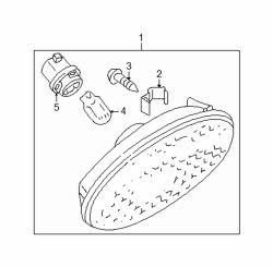 Mazda Protege5 Left Socket | Mazda OEM Part Number B01W-51-124