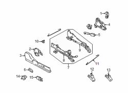 Mazda Protege  Release wire | Mazda OEM Part Number B25D-88-026A