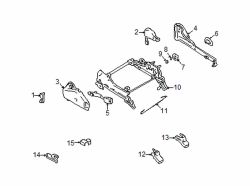 Mazda Protege Right Track end cover | Mazda OEM Part Number GE4T-57-053B-65