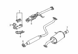 Mazda Protege  Heat shield | Mazda OEM Part Number FP30-40-820A