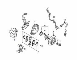 Mazda Protege Right Rotor | Mazda OEM Part Number G25Y-26-251A