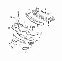 Mazda 3 Left Plate | Mazda OEM Part Number BN8P-50-2B1C