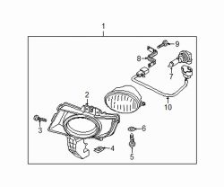 Mazda 3 Left Cover bolt | Mazda OEM Part Number BP4K-51-695