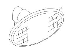 Mazda 3 Left Repeater lamp | Mazda OEM Part Number GJ6A-51-120E