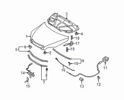 Mazda 3  Hood | Mazda OEM Part Number BPYK-52-31XB
