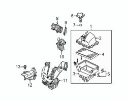 Mazda 3  Filter element clip | Mazda OEM Part Number LFR5-13-Z27