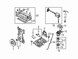 Mazda 3  Oil filter hsng | Mazda OEM Part Number LF03-14-310A