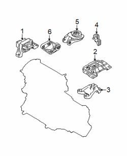 Mazda 3  Upper bracket | Mazda OEM Part Number CC31-39-010A