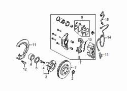Mazda 3 Right ABS sensor | Mazda OEM Part Number BP4K-43-701A