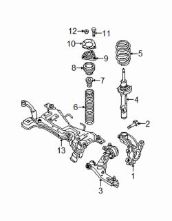 Mazda 3 Right Dust cover | Mazda OEM Part Number BP4K-34-0A5B
