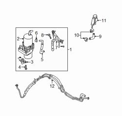 Mazda 3  Lower bracket bolt | Mazda OEM Part Number 9978-40-616