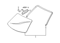 Mazda 3  Mirror inside | Mazda OEM Part Number BP4L-69-220A
