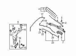 Mazda 3 Left Washer nozzle | Mazda OEM Part Number BP4K-67-510