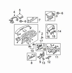 Mazda 3 Right Vent grille | Mazda OEM Part Number BP4K-64-730D