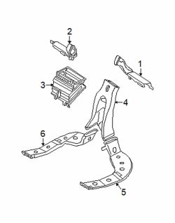 Mazda 3  Heater case | Mazda OEM Part Number BP4K-61-13YE
