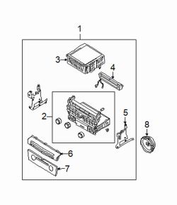 Mazda 3  Speaker | Mazda OEM Part Number GJ6A-66-960
