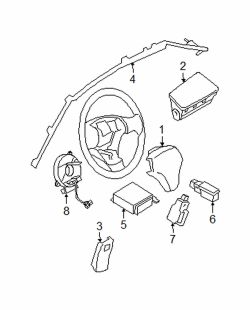Mazda 3 Left Head air bag | Mazda OEM Part Number BN8W-57-KN0