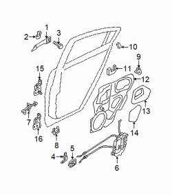 Mazda 3 Right Handle, outside | Mazda OEM Part Number GJ6A-58-410N-90