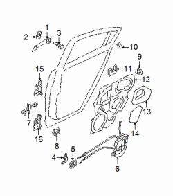 Mazda 3 Left Handle, outside | Mazda OEM Part Number G22C-59-410P-19