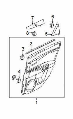 Mazda 3 Left Window switch | Mazda OEM Part Number B32H-66-370