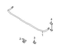 Mazda 3 Right Stabilizer bar bushing | Mazda OEM Part Number BP4K-28-156E