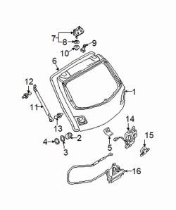 Mazda 3  Striker | Mazda OEM Part Number D350-62-361E