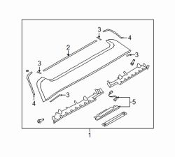 Mazda 3  Spoiler assy | Mazda OEM Part Number BR5V-51-960D-08
