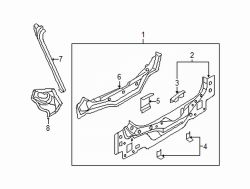 Mazda 3  Reinforcement | Mazda OEM Part Number BP4K-70-761